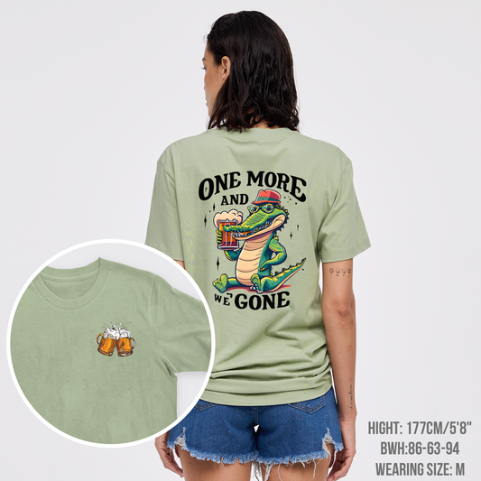A Crocodile Drinking Beer T-Shirts