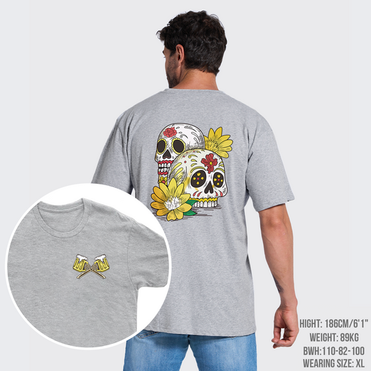 Beer Skull Montage T-Shirts