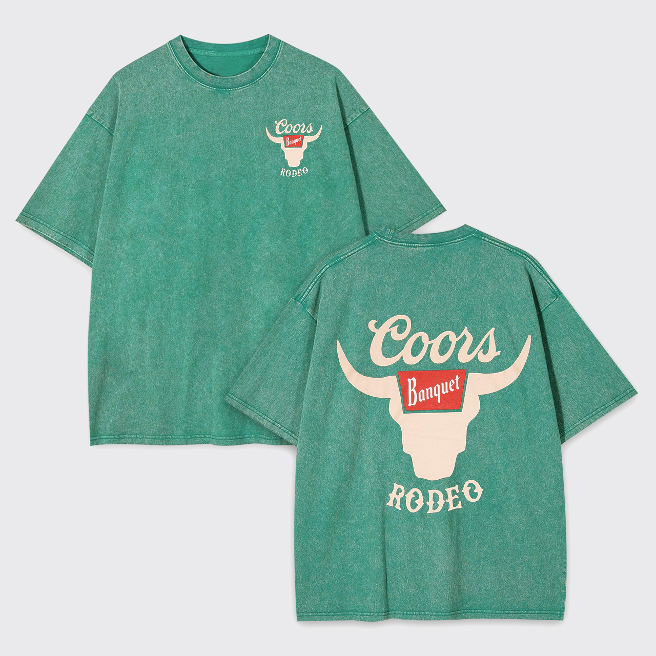 Rodeo Heritage Bold Western Garment-dye Tees