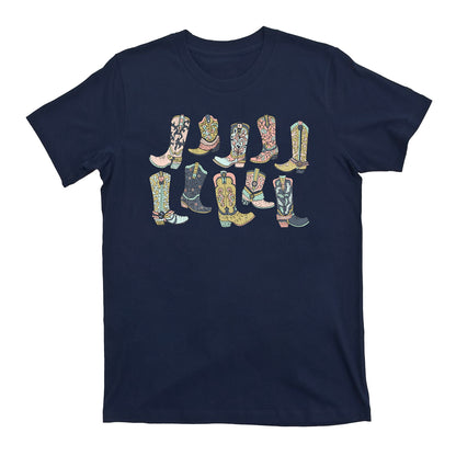 Cowgirl Boots Western Graphic Tee for Women