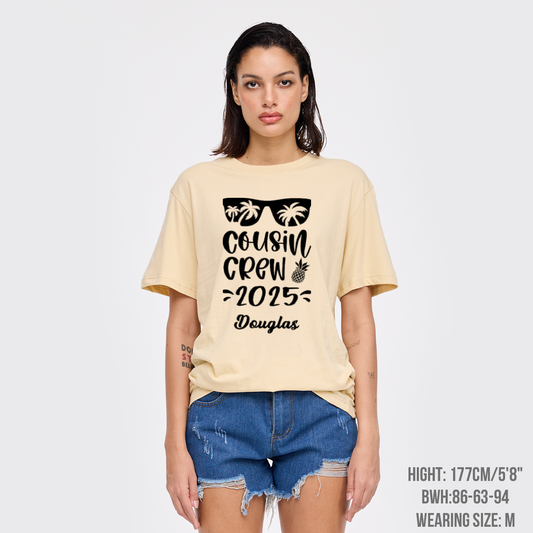 Personalized Cousin Crew 2025 T-Shirts