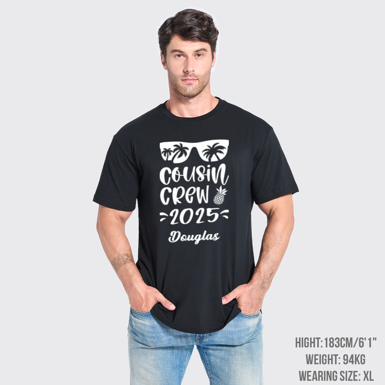 Personalized Cousin Crew 2025 T-Shirts