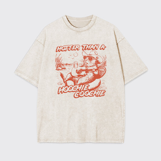 Funny Capybara-90s Country Music Garment-dye Tees