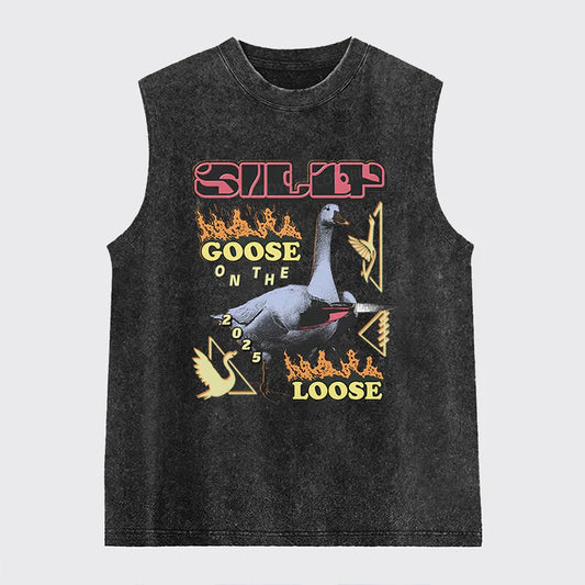 Silly Goose On The 2025 Loose Washed Tanks