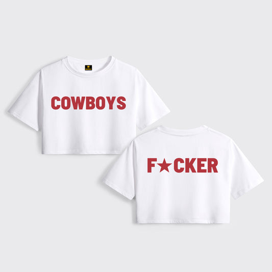Cowboys F*cker Cropped Boxy Tee