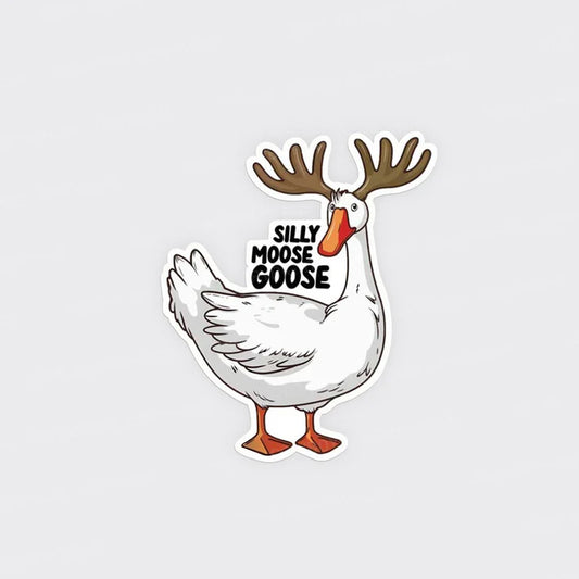 Silly Moose Goose_Broncobay Fridge Magnet