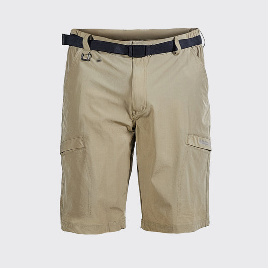 Men's Khaki Multi-Pocket Quick-Drying Shorts