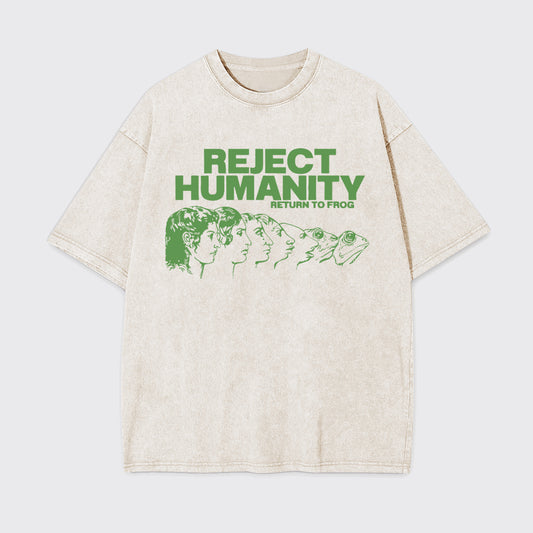 Reject Humanity Return To Frog Garment-dye Tees