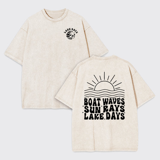 Cute Lake Days Garment-dye Tees