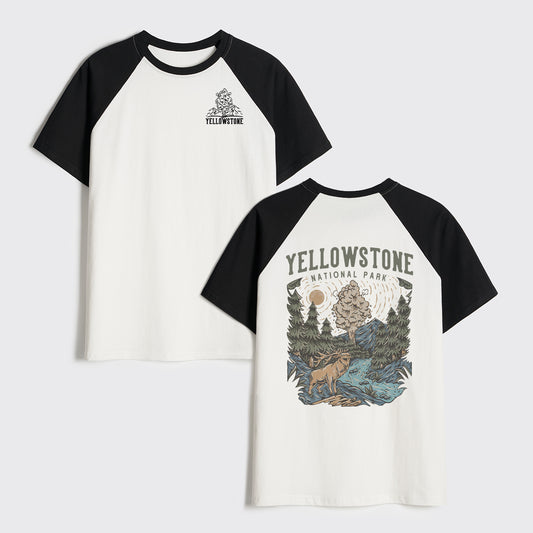 Yellowstone National Park Raglan T-shirts