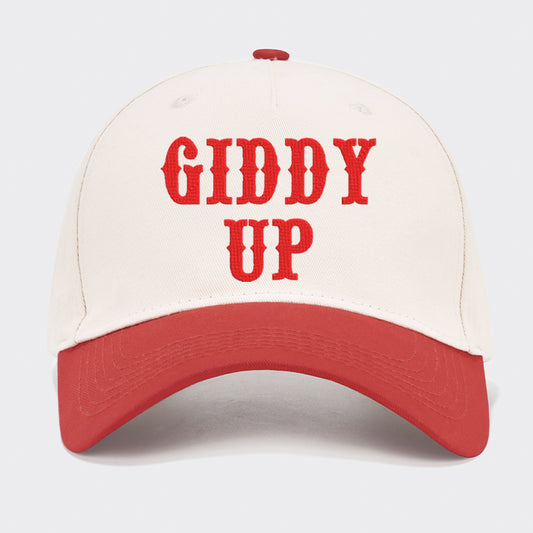 Giddy Up Embroidered Baseball Cap