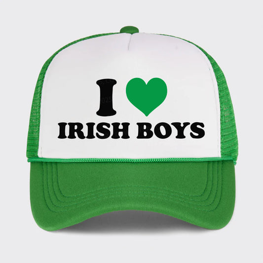 I Love Irish Boys Trucker Hat