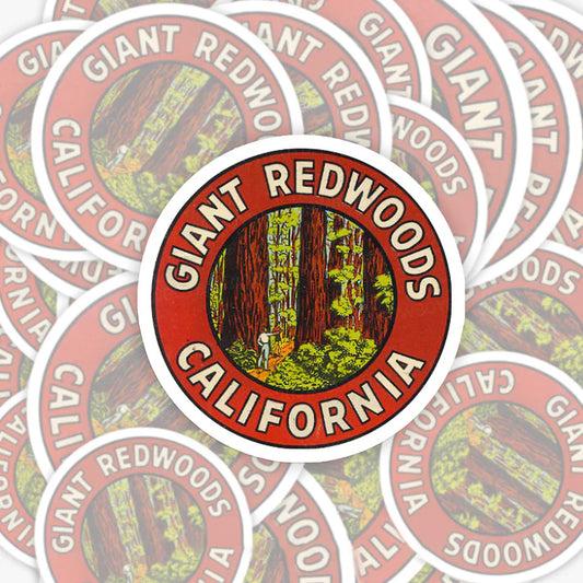 Giant Redwoods Of California_Broncobay Sticker