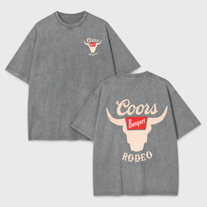 Rodeo Heritage Bold Western Garment-dye Tees