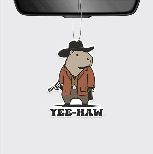 Funny Capybara Cowboy_Broncobay Car Air Freshener