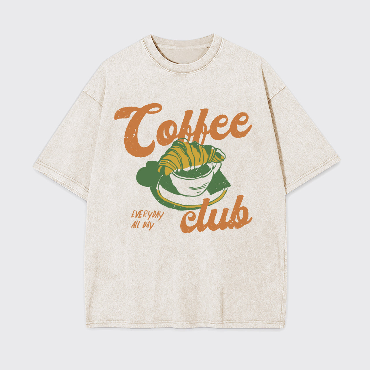 Breakfast Coffee Club Garment-dye Tees