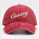 Cuntry Western Cowgirl Embroidered Baseball Cap