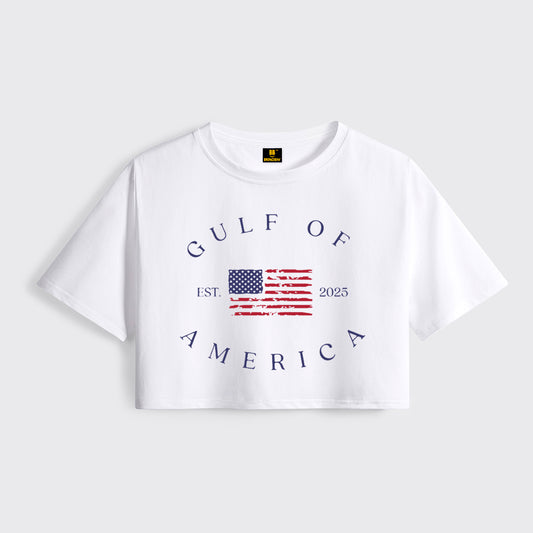 Gulf Of America Cropped Boxy Tee