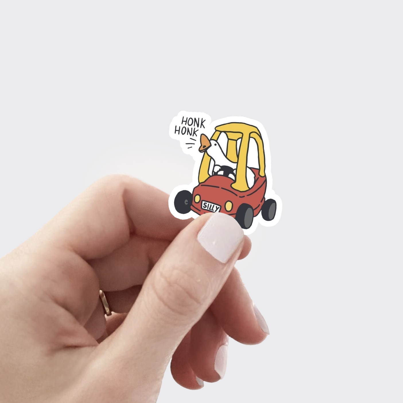 Silly Honk Honk_Broncobay Sticker