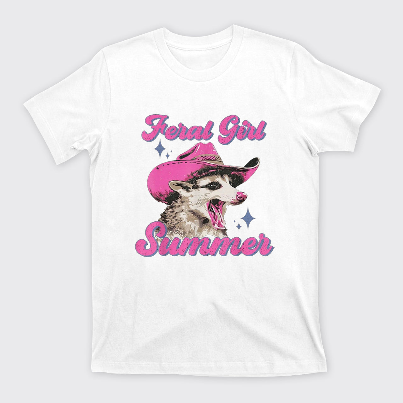 Trash Raccoon-Feral Girl T-Shirts