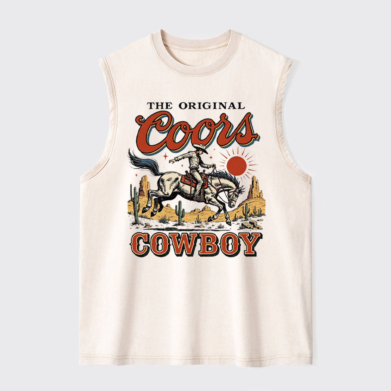 Vintage Wild West 90s Washed Tanks