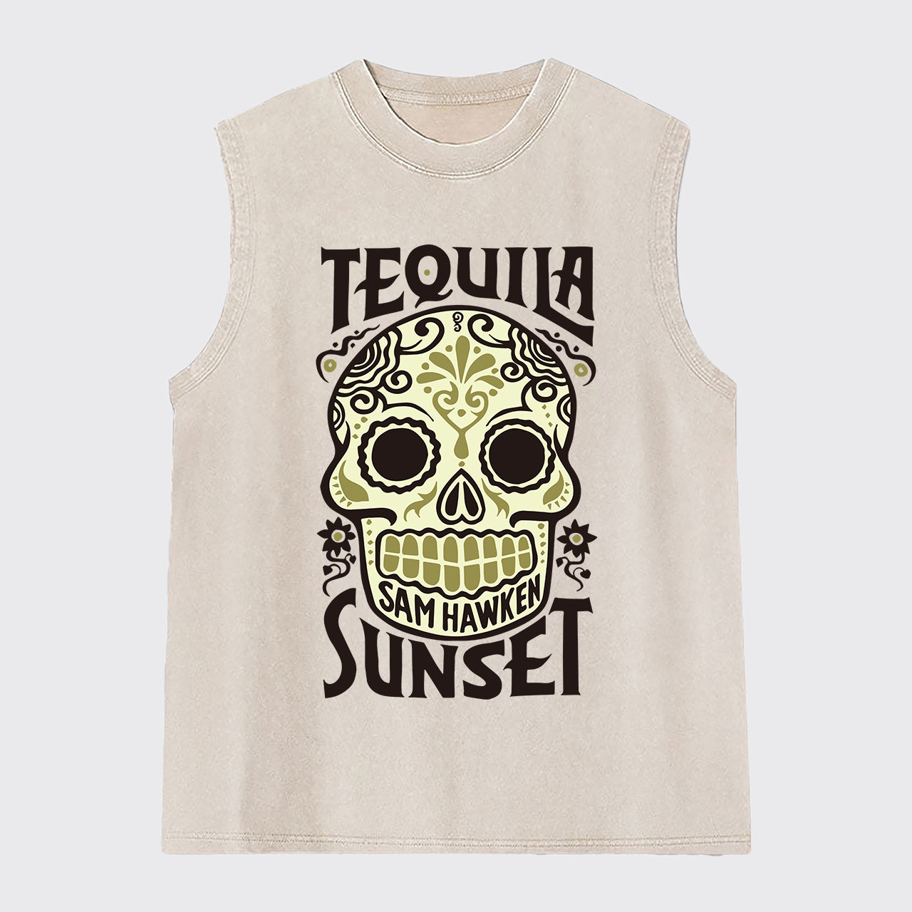 Tequila Sunset Washed Tanks