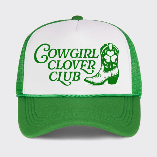 Cowgirl Clover Club Trucker Hat