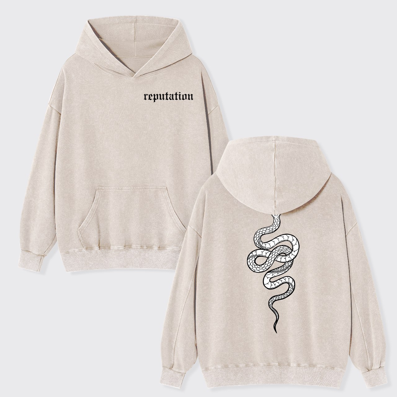 Reputation Look What You Made Me Do Garment-Dye Hoodies