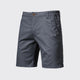 Grey Men's Cotton Casual Shorts
