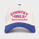 Country Girls Have More Fun Embroidered Baseball Cap