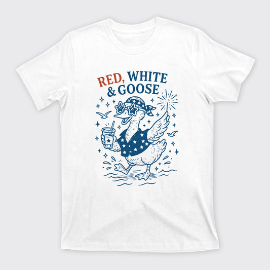 Funny Goose-Retro 4th of July T-Shirts