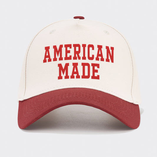 American Made Embroidered Baseball Cap