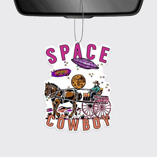 Space Cowboy Vintage Style_Broncobay Car Air Freshener