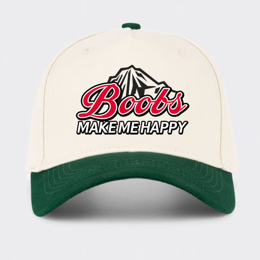 Boobs Make Me Happy Baseball Cap