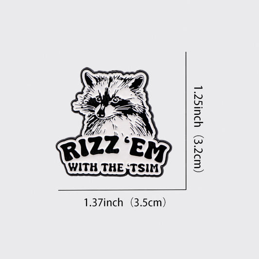 Rizz 'Em With The 'Tism_Broncobay Pin