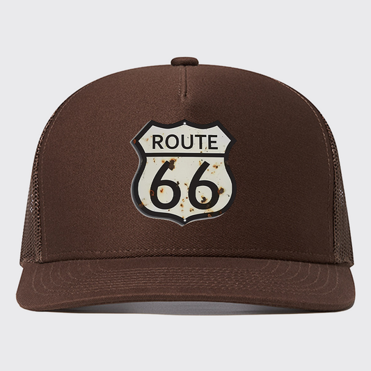 Retro Route 66 Roads Trucker Hat