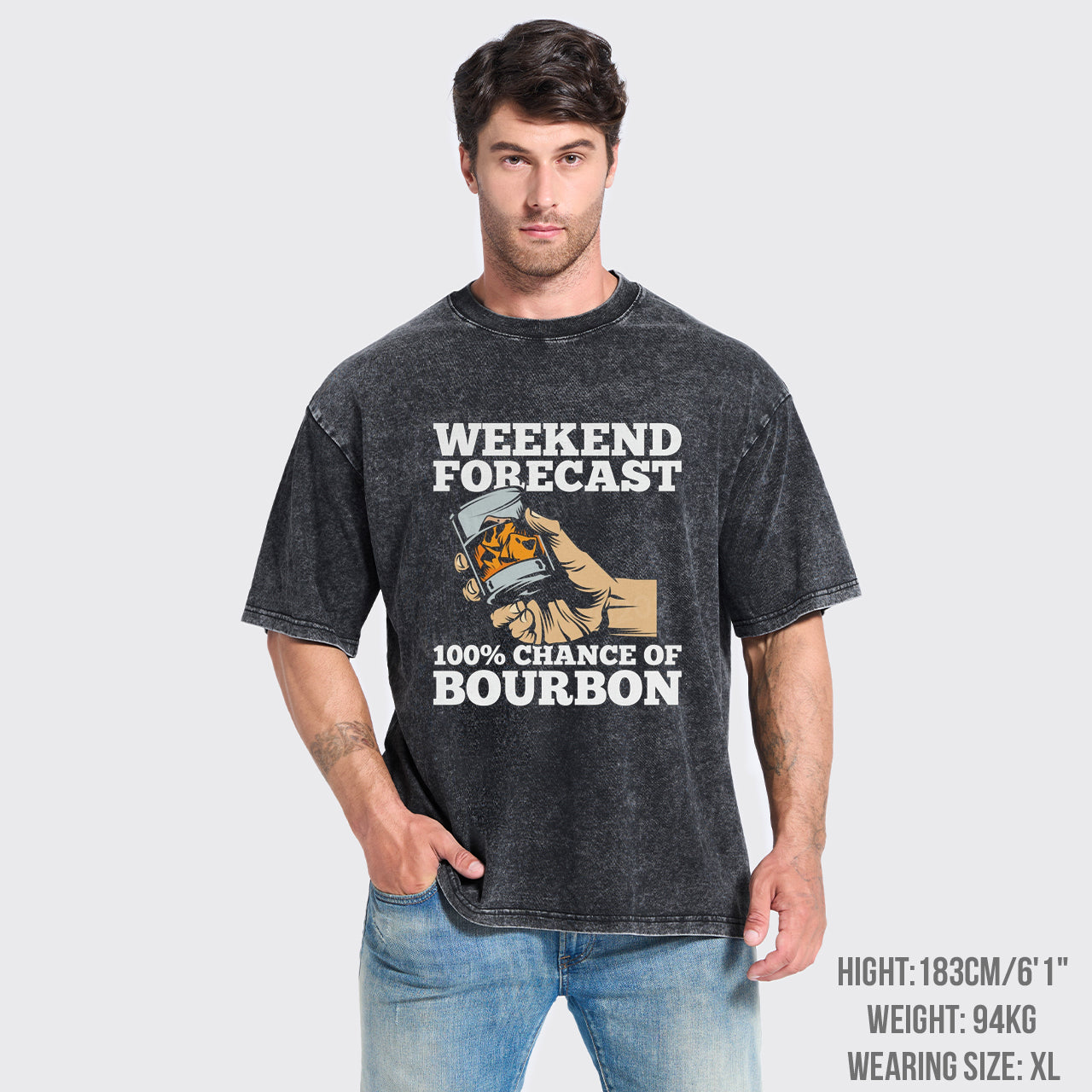 Bourbon Whiskey Garment-dye Tees