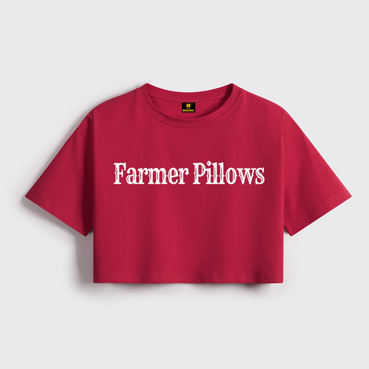 Farmer Pillows Cropped Boxy Tee