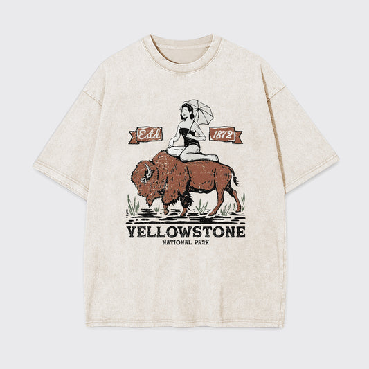 Vintage Yellowstone National Park Garment-dye Tees