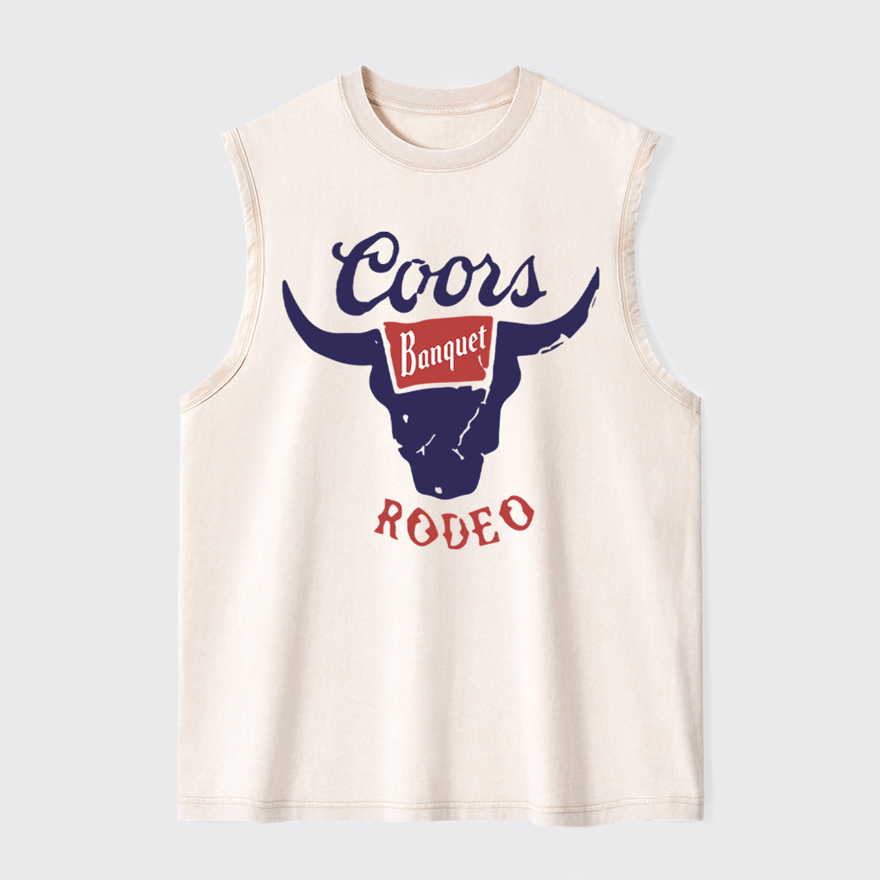 Vintage Rodeo Bull Washed Tanks