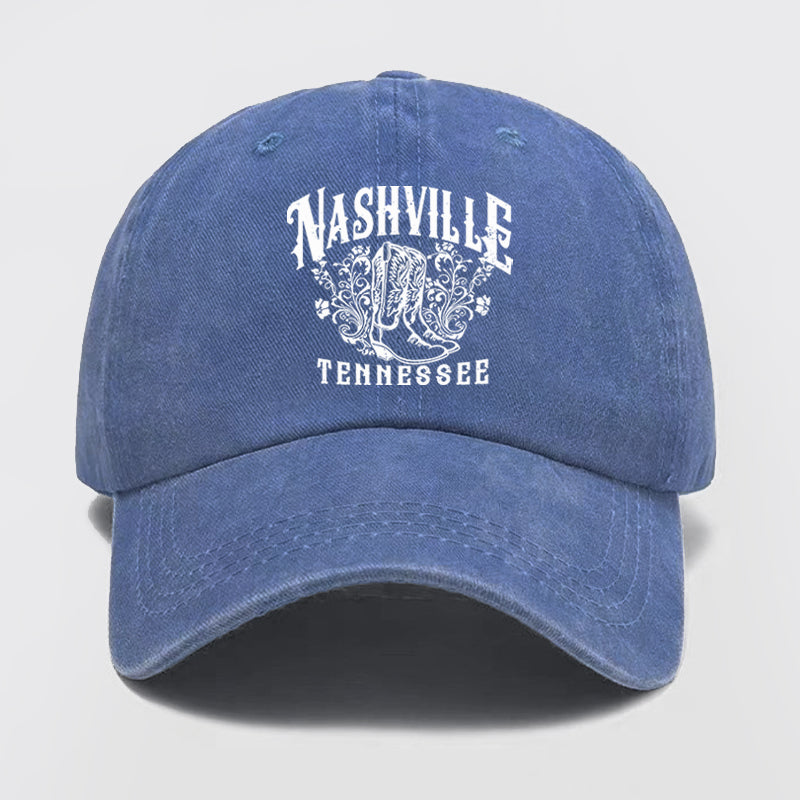 Nashville Tennessee 1972 Washed Baseball Cap