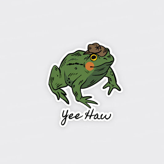 Cowboy Frog_Broncobay Fridge Magnet