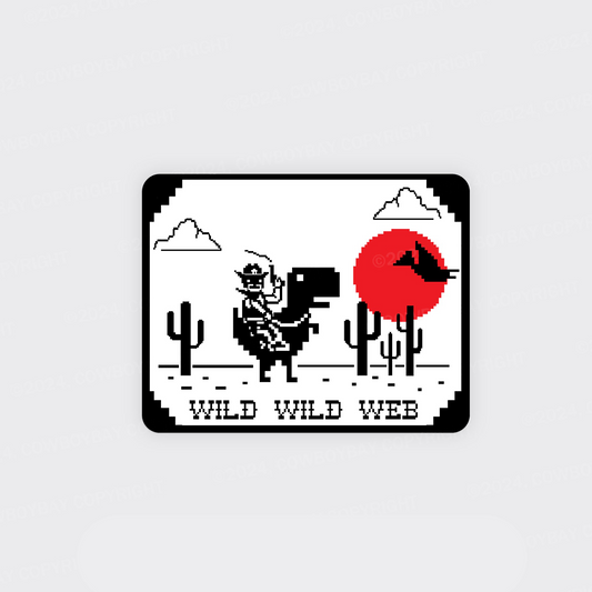 Wild Wild Web_Broncobay Fridge Magnet