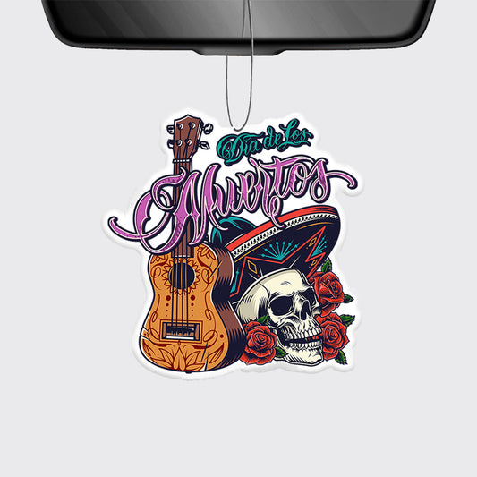 Dia De Los Muertos Vintage_Broncobay Car Air Freshener