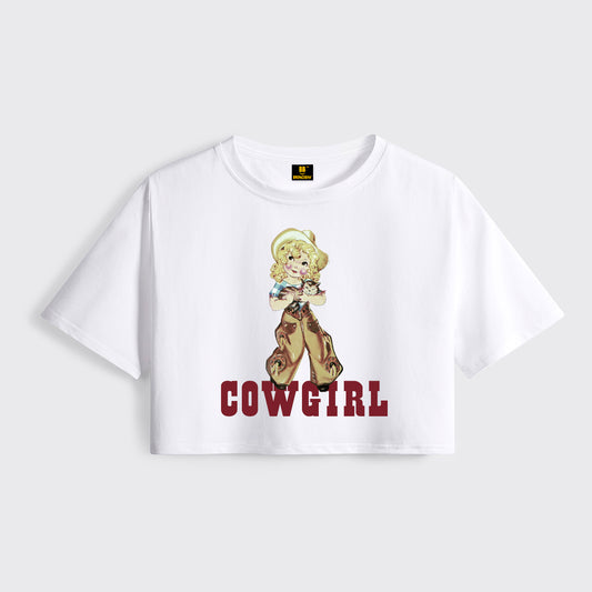 Cowgirl Cropped Boxy Tee