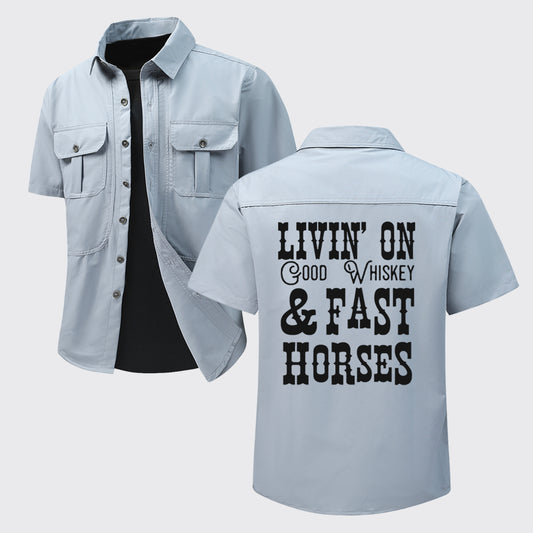 Good whiskey Work Shirts