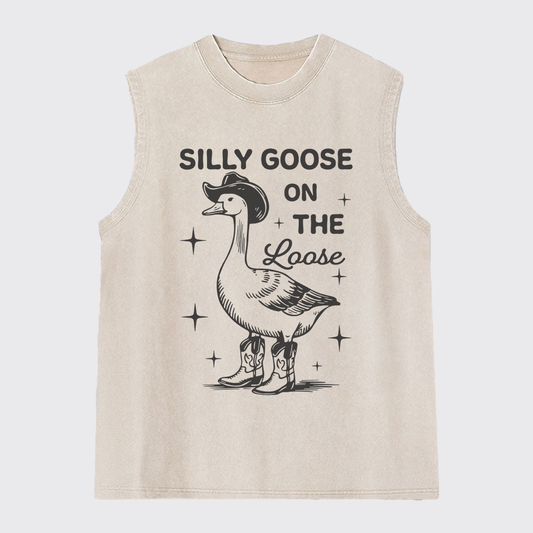 Silly Goose Washed Tanks
