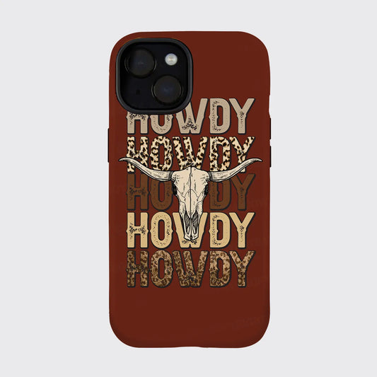 Howdy Lightening Longhorn_Broncobay Phone Case