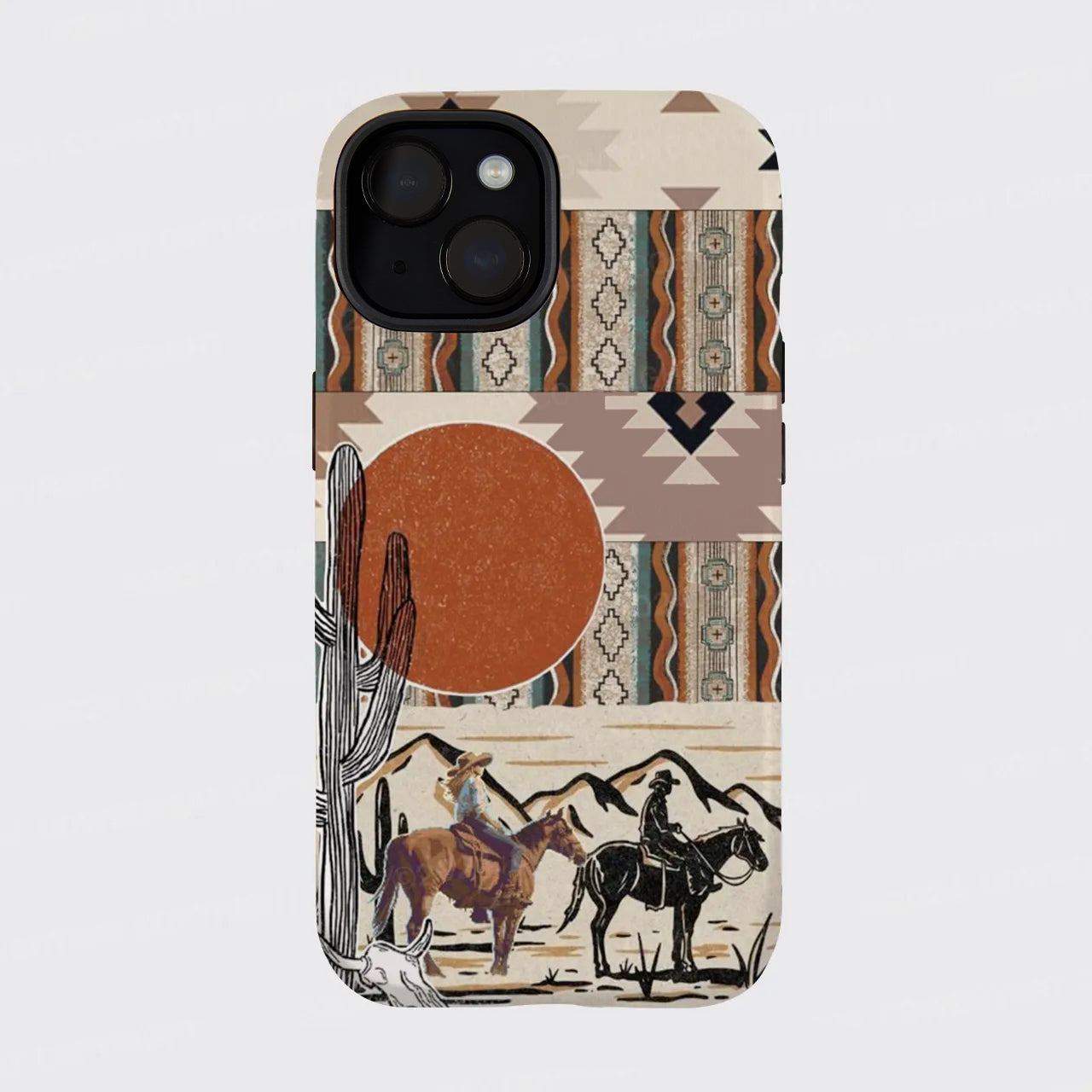Classic Aztec Western Cowboy_Broncobay Phone Case