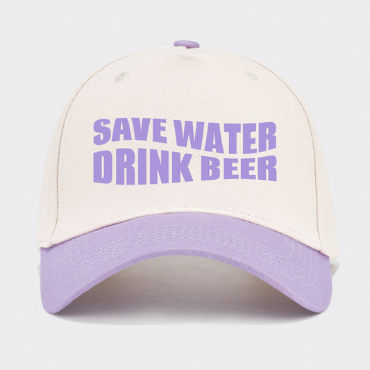 Save Water Drink Beer Baseball Cap